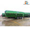 3 Axles V - Type 60 Tons Capacity Crawler Dumping Semi Truck Trailer With Mechanical Suspension